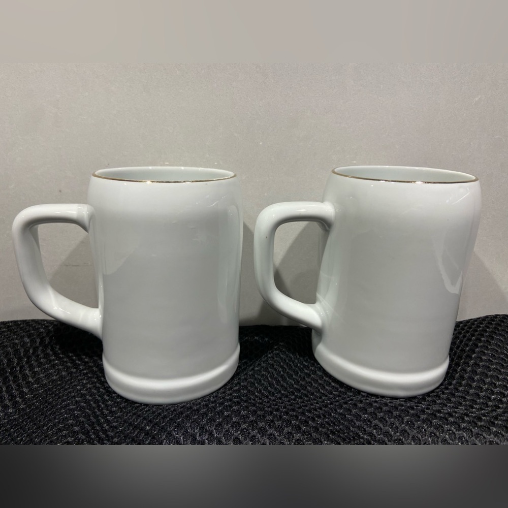 Set Of 2 Canada Loon Gold Rim Algonquin Park Canada Souvenir Mugs - Picture 4 of 9